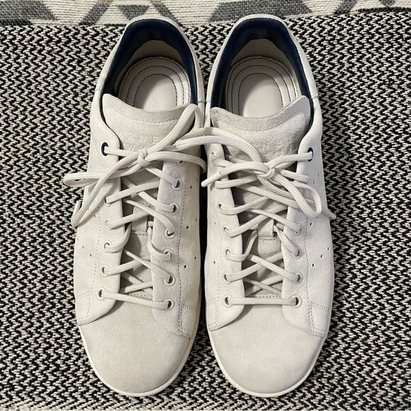 ADIDAS STAN SMITH BARNEYS NYCHALK WHITE SUEDE LEATHER SZ-7